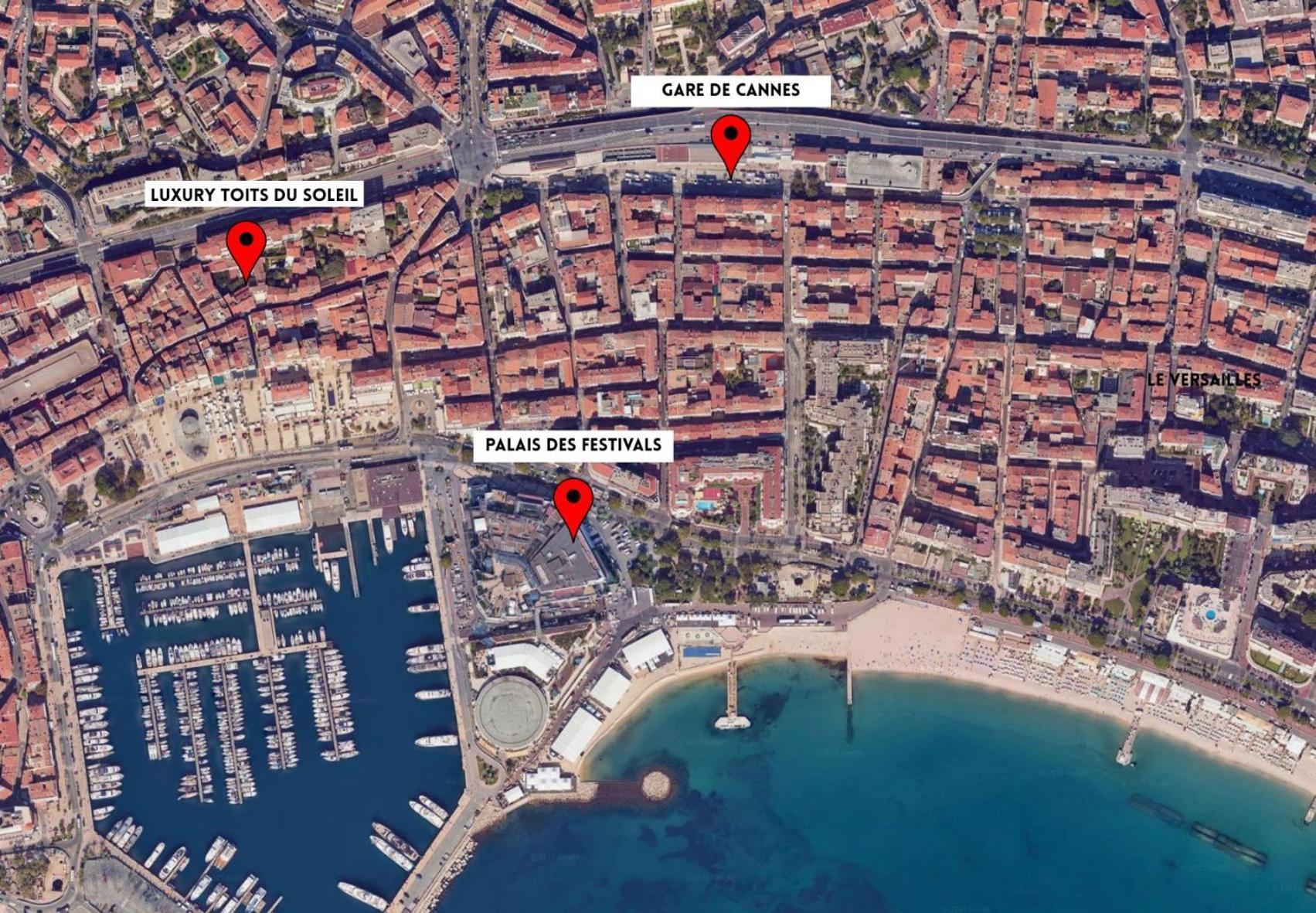 Luxury "Les Toits Du Soleil" - Magnifique Appartement Avec Terrasses Et Jacuzzi - Centre De Cannes - By Scls Locations Bagian luar foto